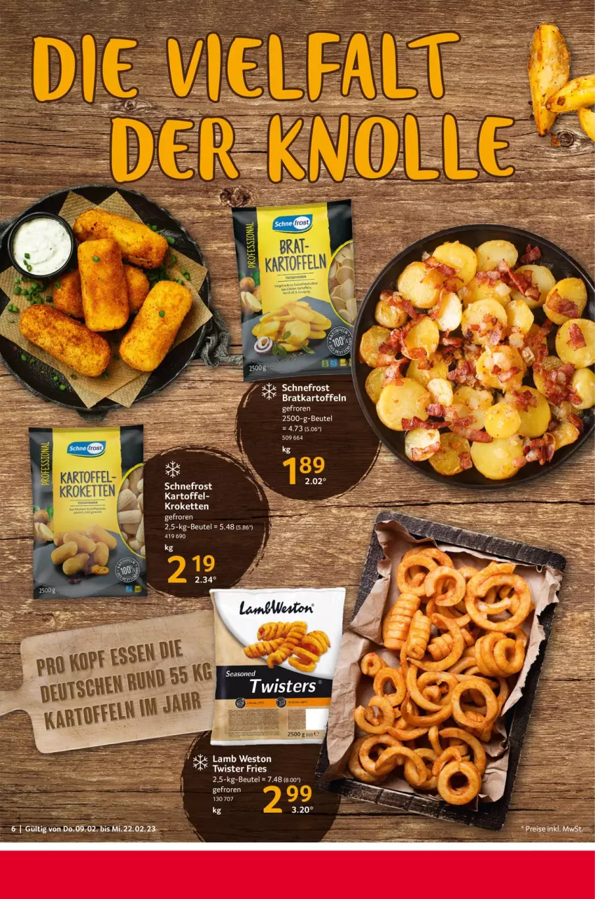 Aktueller Prospekt Selgros - Gastronomie - von 09.02 bis 22.02.2023 - strona 6 - produkty: beutel, kartoffel, kartoffeln, Ti