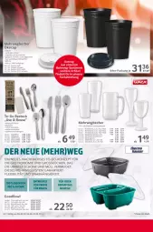 Gazetka promocyjna Selgros - Gastronomie - Gazetka - ważna od 22.02 do 22.02.2023 - strona 44 - produkty: Becher, besteck, bier, decke, Deckel, edelstahl, eis, gabel, getränk, getränke, kaffee, küche, Küchen, LG, Löffel, messer, reis, rwe, sekt, spülmaschinen, Ti, trinkbecher, wein
