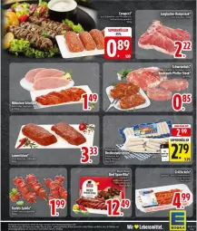 Gazetka promocyjna Edeka - Prospekte - Gazetka - ważna od 28.06 do 28.06.2025 - strona 17 - produkty: cevapcici, eis, elle, fleisch, grill, grillfackeln, lamm, Lammrücken, lebensmittel, natur, rind, rindfleisch, schwein, schweine, tee, wein, weine