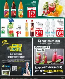 Gazetka promocyjna Edeka - Prospekte - Gazetka - ważna od 28.06 do 28.06.2025 - strona 19 - produkty: Alwa, bio, Blüte, decke, Deckel, eis, ente, flasche, frucht, fruchtsaft, gerolsteine, gerolsteiner, Hohes C, LG, melone, melonen, mineralwasser, natur, natura, nuss, pflanze, pflanzen, reis, rezept, rezepte, saft, sirup, smoothie, steiner, Ti, wasser, wassermelone, wassermelonen, Yo, ZTE