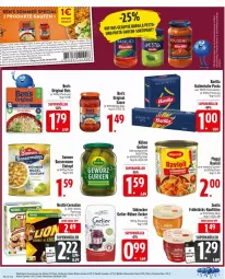 Gazetka promocyjna Edeka - Prospekte - Gazetka - ważna od 28.06 do 28.06.2025 - strona 22 - produkty: barilla, cerealien, eintopf, eis, erde, gin, gurke, gurken, hartweizen, hühner, italienische pasta, konfitüre, Kühne, maggi, nudel, pasta, pesto, ravioli, reis, sauce, saucen, sofort-rabatt, südzucker, Ti, topf, uhr, zucker