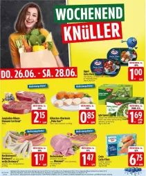 Gazetka promocyjna Edeka - Prospekte - Gazetka - ważna od 28.06 do 28.06.2025 - strona 26 - produkty: bratwurst, creme, eis, filet, filets, fleisch, hering, iglo, jungbullen, Kalbfleisch, kochschinken, lachs, merl, mit kalbfleisch, natur, Pollo Fino, reis, ring, rostbratwurst, sauce, schinken, spinat, steak, wurst, ZTE