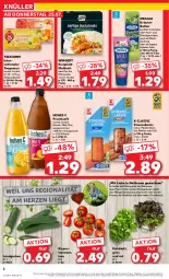 Gazetka promocyjna Kaufland - Extra-Angebote - Gazetka - ważna od 31.07 do 31.07.2024 - strona 2 - produkty: angebot, beutel, butter, eis, elle, fisch, fleisch, frucht, fruchtsaft, gurke, gurken, Hohes C, HP, kräuter, kräuterbutter, lachs, Landgurken, mac, meggle, mikrowelle, natur, nuss, orange, orangen, orangensaft, pfeffer, rispentomaten, saft, tee, teekanne, Ti, tomate, tomaten, ZTE