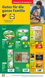 Gazetka promocyjna Lidl - Aktionsprospekt - Gazetka - ważna od 06.04 do 06.04.2024 - strona 10 - produkty: angebot, bio, bioland, brötchen, coupon, eis, frucht, Fruchtquark, mais, milch, preisvorteil, quark, reis, snack, speisequark, tee, Ti, ZTE