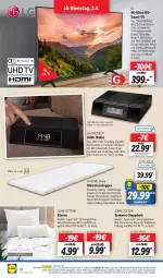 Gazetka promocyjna Lidl - Aktionsprospekt - Gazetka - ważna od 06.04 do 06.04.2024 - strona 26 - produkty: alexa, angebot, bett, dell, eis, elle, HDMI, kissen, leds, LG, Liege, matratze, matratzen, Matratzentopper, mikrofaser, Mode, ndk, Radio, reis, ring, Schal, Schale, silvercrest, smartphone, smartphones, steppbett, Ti, timer, topper, uhr, und matratze, usb, ZTE