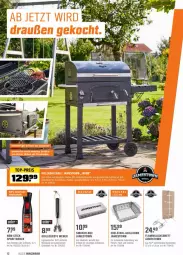 Gazetka promocyjna Obi - Prospekte - Gazetka - ważna od 15.05 do 15.05.2022 - strona 12 - produkty: buch, bürste, edelstahl, eis, fisch, fleisch, grill, Holz, korb, lachs, lamm, LG, mac, Rauch, Reinigung, reis, Ti, top-preis, und gemüse, weber