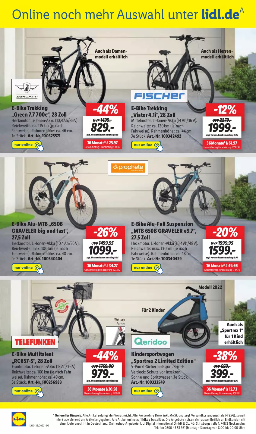 Aktueller Prospekt Lidl - Aktionsprospekt - von 05.09 bis 10.09.2022 - strona 48 - produkty: akku, angebot, angebote, dell, E-Bike, eis, elle, erde, Kinder, Mode, ndk, reis, rel, rwe, Schal, Schale, sekt, Sport, telefon, Ti, uhr, wasser