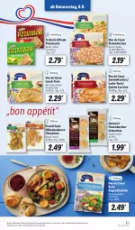 Gazetka promocyjna Lidl - Aktionsprospekt - Gazetka - ważna od 10.09 do 10.09.2022 - strona 33 - produkty: angebot, brustfilet, crème fraîche, eis, emmentaler, filet, filets, flammkuchen, hähnchenbrust, hähnchenbrustfilet, Käse, kuchen, lachs, lamm, pizza, Quiche, reis, Ria, Tasche, Ti, ziegenkäse, ZTE, zwiebel