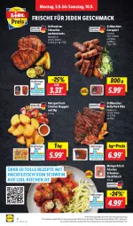 Gazetka promocyjna Lidl - Aktionsprospekt - Gazetka - ważna od 10.09 do 10.09.2022 - strona 4 - produkty: aktionspreis, cevapcici, chicken nuggets, dip, eis, fleisch, gewürz, grill, hackfleisch, lebensmittel, mac, Meister, Nackensteak, nackensteaks, nuggets, preisvorteil, Rauch, reis, rezept, rezepte, rind, schwein, schwein und rind, schweine, Schweinehackfleisch, schweinenacken, steak, steaks, Ti, vom schwein und rind, wein, weine, ZTE