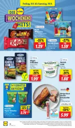 Gazetka promocyjna Lidl - Aktionsprospekt - Gazetka - ważna od 10.09 do 10.09.2022 - strona 40 - produkty: angebot, apostels, Becher, coupon, eis, eisbecher, elle, filet, Gelatelli, grill, kitkat, Knödel, lion, meggle, nestlé, preisvorteil, reis, schwein, schweine, schweinefilet, stieleis, teller, Ti, wein, weine, zaziki, ZTE