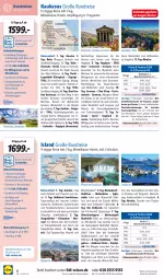 Gazetka promocyjna Lidl - Oktober Reise-Highlights - Gazetka - ważna od 31.10 do 31.10.2023 - strona 6 - produkty: asus, auer, Bau, Bauer, Brei, buch, eis, elle, fisch, fische, Fischer, Garten, Heu, HP, inklusivleistungen, Meister, reis, reiseveranstalter, reiseverlauf, Ti, tisch, uhr, wasser