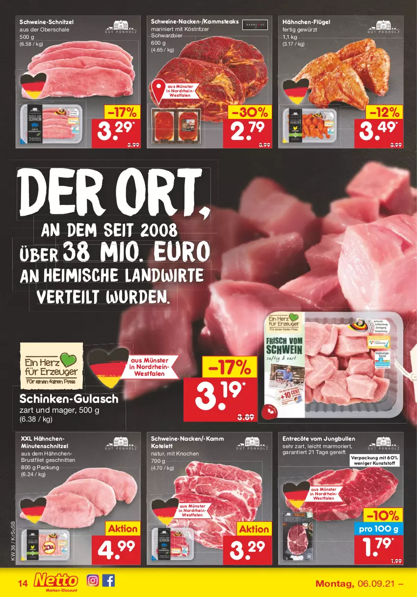 Aktueller Prospekt Netto Marken-Discount - Filial Angebote - von 06.09 bis 11.09.2021 - strona 14