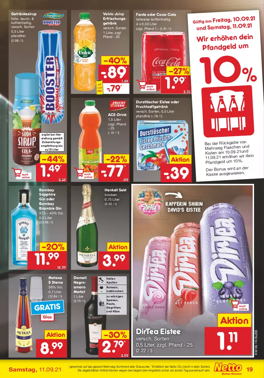 Aktueller Prospekt Netto Marken-Discount - Filial Angebote - von 06.09 bis 11.09.2021 - strona 19