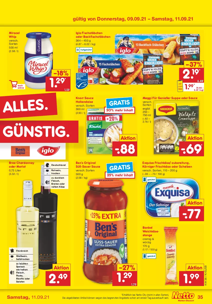 Aktueller Prospekt Netto Marken-Discount - Filial Angebote - von 06.09 bis 11.09.2021 - strona 35