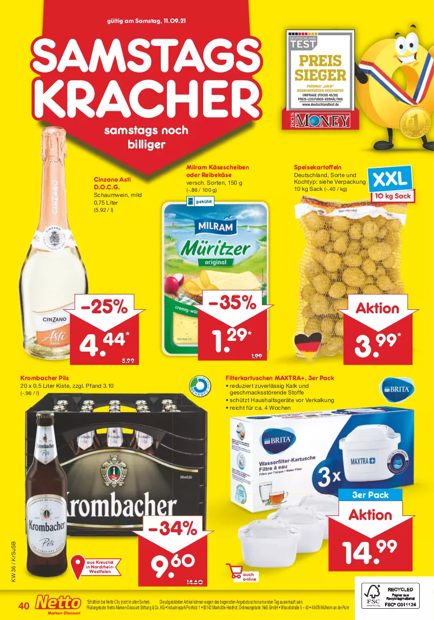 Aktueller Prospekt Netto Marken-Discount - Filial Angebote - von 06.09 bis 11.09.2021 - strona 40