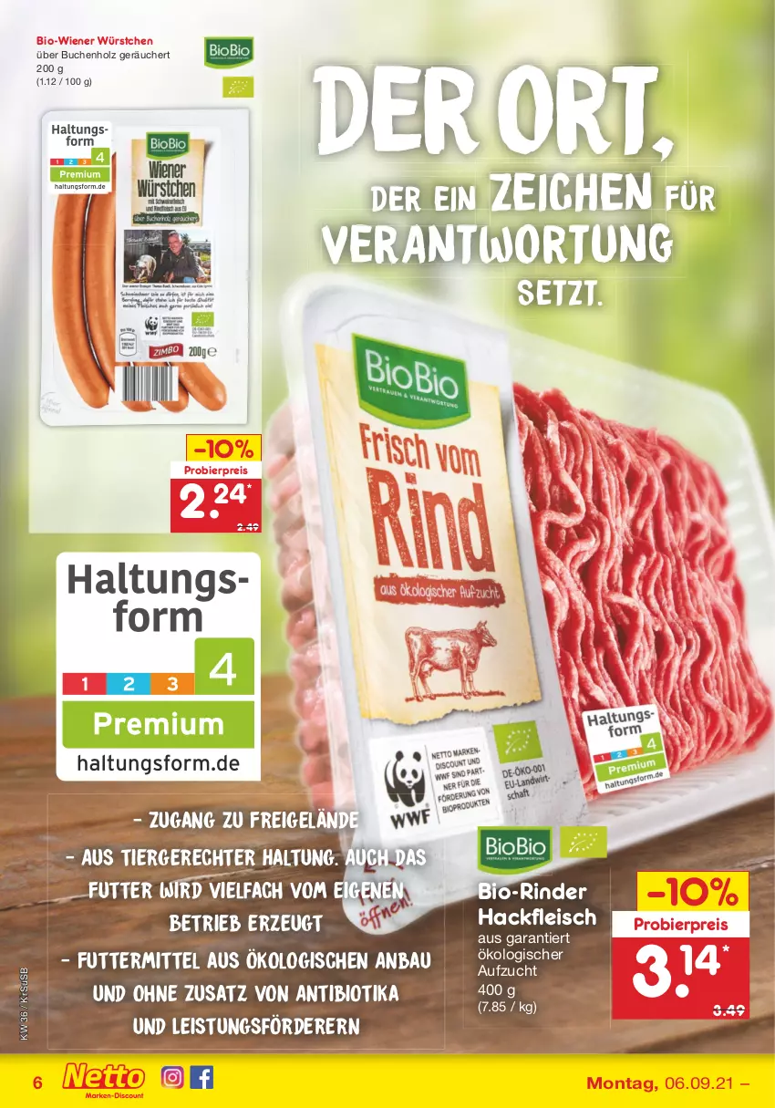 Aktueller Prospekt Netto Marken-Discount - Filial Angebote - von 06.09 bis 11.09.2021 - strona 6