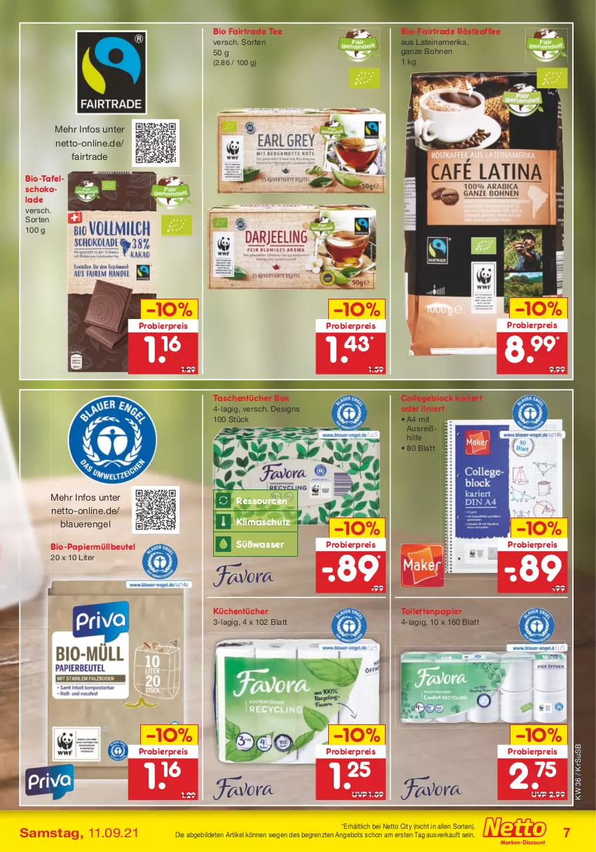 Aktueller Prospekt Netto Marken-Discount - Filial Angebote - von 06.09 bis 11.09.2021 - strona 7