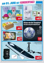 Gazetka promocyjna Marktkauf - Prospekt - Gazetka - ważna od 31.05 do 31.05.2025 - strona 28 - produkty: ball, Bau, champion, creme, eis, eiscreme, eismaschine, elle, Fußball, joghur, joghurt, Kartenspiel, Kinder, leine, reis, rucksack, rwe, sac, Sorbet, Ti