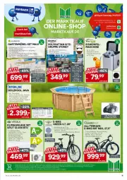 Gazetka promocyjna Marktkauf - Prospekt - Gazetka - ważna od 31.05 do 31.05.2025 - strona 35 - produkty: akku, Bank, E-Bike, edelstahl, eis, eiswürfel, Garten, gartenmöbel, hocker, Holz, Kette, kissen, möbel, pool, Ria, Rückenkissen, Schal, shimano, sitzbank, Stühl, stuhl, Ti, timer, tisch, uhr, wasser, wassertank, würfel