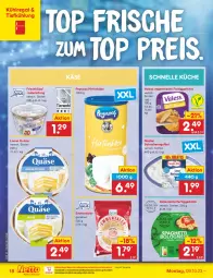 Gazetka promocyjna Netto Marken-Discount - Filial-Angebote - Gazetka - ważna od 14.10 do 14.10.2023 - strona 18 - produkty: bestpreis, eis, elle, emmentaler, fertiggericht, fertiggerichte, filet, frischkäse, hering, Herings, hirtenkäse, Käse, küche, kühlregal, Loose, nadler, ndk, quäse, regal, reis, ring, sahne, Ti, Vegeta