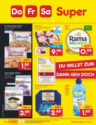 Gazetka promocyjna Netto Marken-Discount - Filial-Angebote - Gazetka - ważna od 14.10 do 14.10.2023 - strona 36 - produkty: bestpreis, Dr. Oetker, eis, kaffee, kaffee-kapseln, küche, Küchen, Kuschelweich, ndk, nuss, pizza, rama, reis, ristorante, ristorante pizza, rum, sim, tassimo, Ti, weichspüler