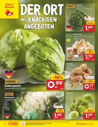 Gazetka promocyjna Netto Marken-Discount - Filial-Angebote - Gazetka - ważna od 14.10 do 14.10.2023 - strona 4 - produkty: angebot, angebote, asti, aust, bestpreis, beutel, bio, blume, blumen, blumenkohl, broccoli, eis, eisbergsalat, erdnüsse, ndk, obst, reis, rosen, Rosenkohl, salat, Ti