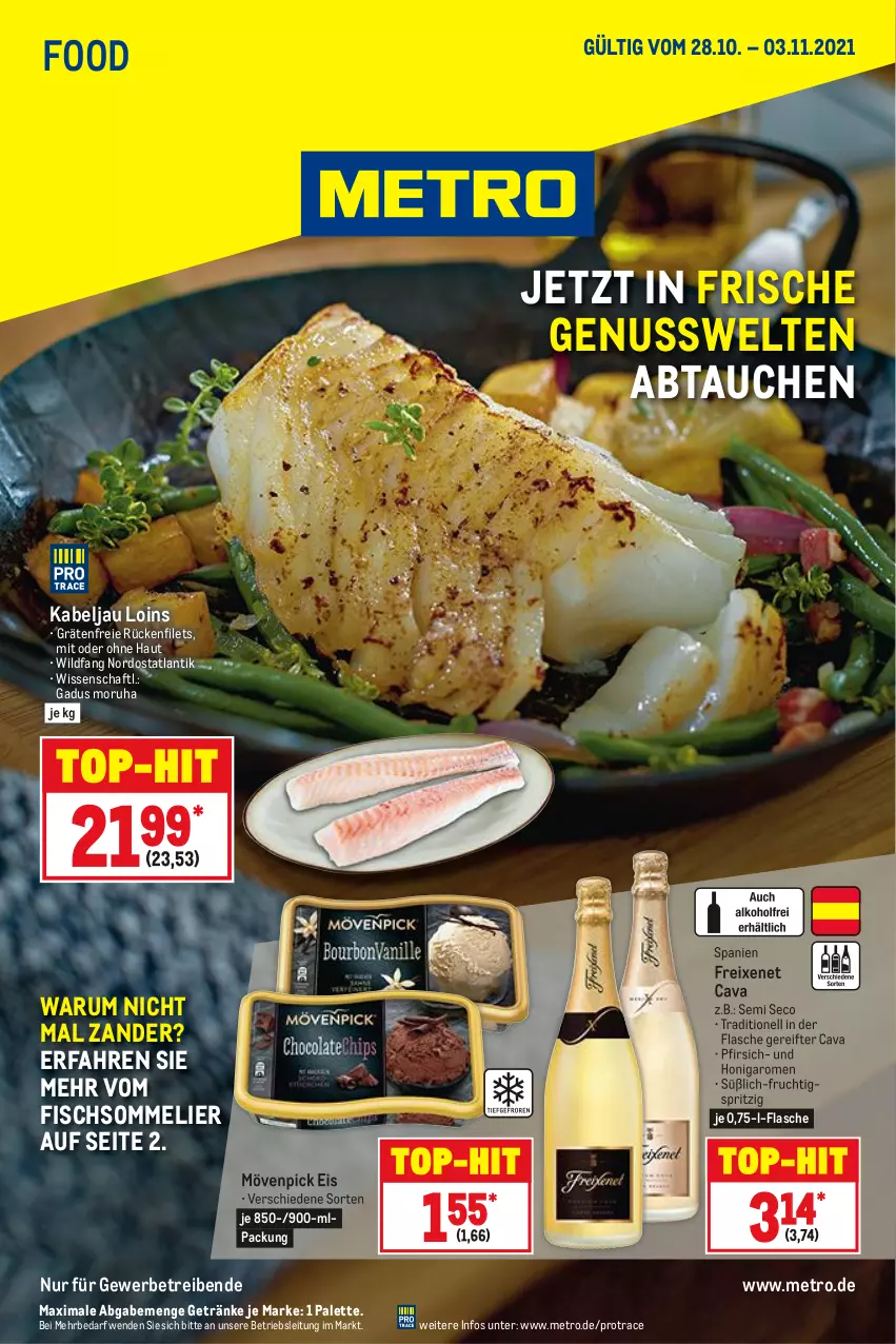 Aktueller Prospekt Metro - Food - von 28.10 bis 03.11.2021 - strona 1