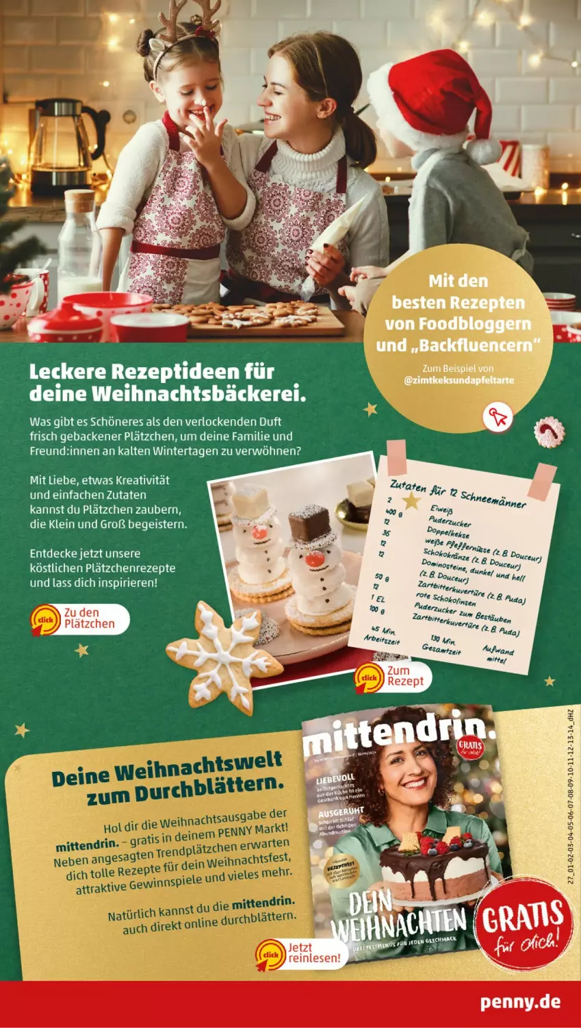 Aktueller Prospekt Penny - Prospekte - von 25.11 bis 30.11.2024 - strona 27 - produkty: decke, eis, geback, Lätzche, LG, mac, rezept, Ti