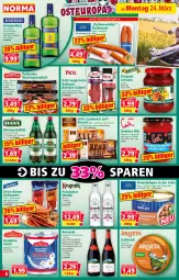 Gazetka promocyjna Norma - Norma - Gazetka - ważna od 31.03 do 31.03.2025 - strona 6 - produkty: aprikose, aprikosen, aubergine, auberginen, aufstrich, Balaton, Bau, bier, braten, Brühwurst, eis, flasche, fleisch, frucht, Gemüse Mix, gin, HP, kabanos, kirsch, kondensmilch, kräuter, kräuterlikör, kühlregal, Letscho, LG, likör, mac, milch, paprika, regal, rotwein, Rubin, salami, sandwich, schwein, Soße, Spezi, Ti, tomate, tomaten, wein, Wels, wurst, zucker