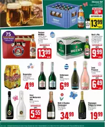 Gazetka promocyjna Edeka - Prospekte - Gazetka - ważna od 30.03 do 30.03.2024 - strona 24 - produkty: beck's, bier, brut, champagne, champagner, desperados, ecco, flasche, fürst von metternich, geldermann, Mett, metternich, Paula, paulaner, pils, prosecco, Ria, sac, sekt, zonin