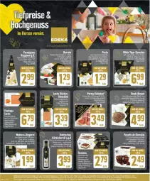 Gazetka promocyjna Edeka - Prospekte - Gazetka - ważna od 30.03 do 30.03.2024 - strona 26 - produkty: Abtei, bett, beutel, burger, cola, creme, deka, eier, eis, filet, filets, flasche, garnelen, gin, kaffee, Käse, lachs, nuss, parmigiano, pasta, prosciutto, Prosciutto di Parma, reis, sauce, schinken, steak, Ti