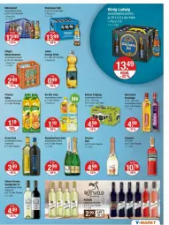 Gazetka promocyjna Vmarkt - Prospekte - Gazetka - ważna od 14.02 do 14.02.2024 - strona 9 - produkty: Alwa, asti, berentzen, bio, bio limo, campari, cin, cinzano, drink, energy drink, flasche, frucht, grand sud, je 1-liter-flasche, kleiner feigling, leine, limo, mineralwasser, mönchshof, pet-flasche, pfanne, Pfanner, säfte, sekt, Ti, vio bio limo, wasser, Wild