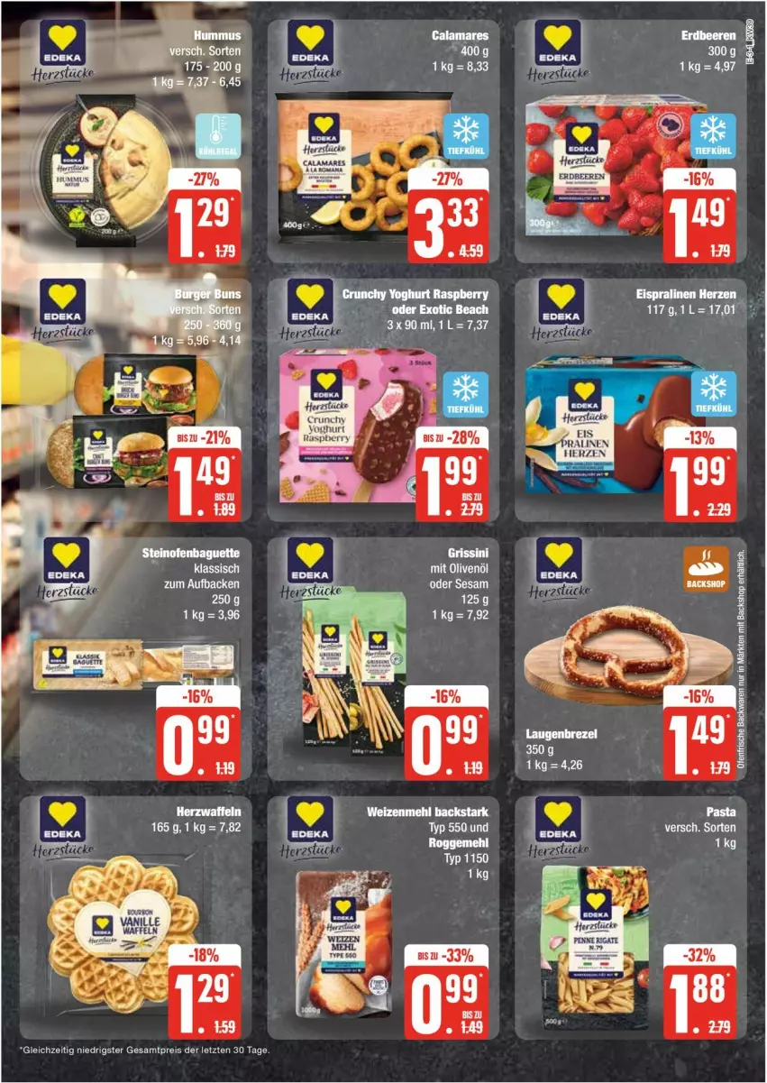 Aktueller Prospekt Edeka - Prospekte - von 23.09 bis 28.09.2024 - strona 3 - produkty: backwaren, eis, frische backwaren, Ofen, olive, oliven, olivenöl, pralinen, reis, Ti, ZTE