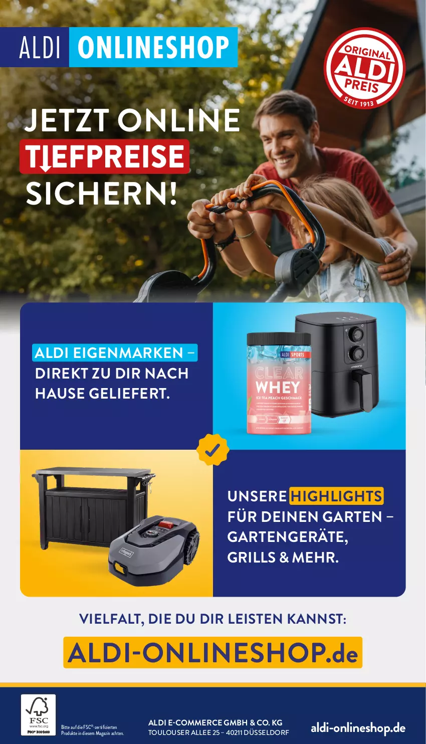 Aktueller Prospekt Aldi Nord - Von Montag - von 26.05 bis 31.05.2025 - strona 31 - produkty: aldi, eis, Garten, grill, magazin, Ti