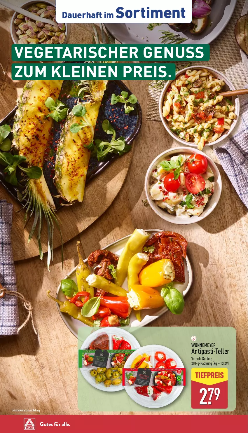 Aktueller Prospekt Aldi Nord - Von Montag - von 26.05 bis 31.05.2025 - strona 38 - produkty: antipasti, asti, auer, eis, elle, leine, nuss, reis, teller, Ti, tiefpreis, Vegeta