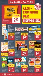 Gazetka promocyjna Aldi Nord - Von Montag - Gazetka - ważna od 31.05 do 31.05.2025 - strona 10 - produkty: aldi, alkohol, beutel, biscotto, brot, butter, eis, elle, erde, ferrero, frucht, fruchtgummi, gin, kakao, Kinder, kinder bueno, knäckebrot, Knusperflocken, kuchen, LG, mandel, mars, milch, oreo, reis, riegel, schoko, schokolade, storck, teller, Ti, tiefpreis, torte, trolli, vollmilch
