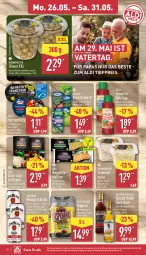Gazetka promocyjna Aldi Nord - Von Montag - Gazetka - ważna od 31.05 do 31.05.2025 - strona 12 - produkty: aldi, baguette, Becher, butter, Cap, captain morgan, creme, desperados, drink, eis, feinkost, filet, filets, flasche, gin, grill, Hela, hering, Herings, heringsfilets, jim beam, ketchup, knoblauch, kräuter, kräuterbutter, meggle, olive, oliven, reis, ring, rum, salat, Ti, tiefpreis, tomate, tomaten, tomatenketchup, ZTE, zucker