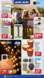 Gazetka promocyjna Aldi Nord - Von Montag - Gazetka - ważna od 31.05 do 31.05.2025 - strona 20 - produkty: aldi, auer, bio, dell, eis, elle, Finish, Garten, Germ, gin, henkel, HP, kerze, latte, leds, Leuchte, Mode, Ria, Schal, schlauch, sonnensegel, Ti, tisch, tischleuchte, tischplatte, topf, wandhalterung, wasser, ZTE
