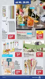 Gazetka promocyjna Aldi Nord - Von Montag - Gazetka - ważna od 31.05 do 31.05.2025 - strona 21 - produkty: bambus, bio, blume, blumen, cocktail, cocktails, Crofton, decke, dell, drink, elle, Finish, Garten, gartentisch, Germ, gin, Gläser, LG, Mode, Reinigung, Ria, rwe, spülmaschinen, Ti, tisch, tischdecke, Trinkhalme, whisky, Whiskyglas, ZTE