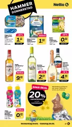 Gazetka promocyjna Netto - Angebote ab Montag - Gazetka - ważna od 26.03 do 26.03.2022 - strona 27 - produkty: asti, chardonnay, cin, cinzano, Cinzano Asti, Dorsch, fisch, fische, frucht, fruchtsaft, fruchtsaftgetränk, getränk, getränke, hollandaise, irish whiskey, kirsch, kirsche, knorr, krone, LG, riesling, Rügener, saft, sauce, sauce hollandaise, sofortrabatt, Ti, Vermouth, vita, Waage, whiskey