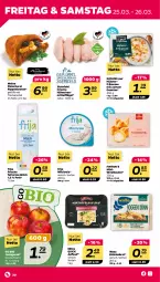 Gazetka promocyjna Netto - Angebote ab Montag - Gazetka - ważna od 26.03 do 26.03.2022 - strona 30 - produkty: beutel, bio, braten, brot, eis, fleisch, Fleischerei, Frische Hähnchen, hühner, jonagored, knäckebrot, milch, milchreis, natur, nerf, nuss, obst, reis, Rippen, Schere, Ti, wasa, Windbeutel