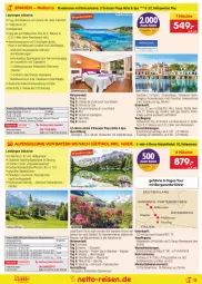Gazetka promocyjna Netto Marken-Discount - Reise-Angebote August - Gazetka - ważna od 31.08 do 31.08.2022 - strona 15 - produkty: anreisetermine, axe, Bad, Berger, Brei, buch, Cap, dusche, eis, ente, erde, Finish, Garten, kräuter, kräuterlikör, kurtaxe, likör, natur, pool, reis, reiseveranstalter, reiseverlauf, rezept, Ria, schirme, shirt, snack, sonnenschirm, südtiroler, T-Shirt, telefon, Ti, tücher, uhr, wasser, wein, zimmerbeispiel