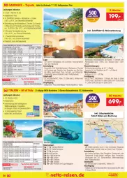 Gazetka promocyjna Netto Marken-Discount - Reise-Angebote August - Gazetka - ważna od 31.08 do 31.08.2022 - strona 26 - produkty: anreisetermine, axe, Bad, brie, buch, drink, dusche, eis, elle, Fahrrad, flasche, getränk, HP, kurtaxe, limo, mab, maggi, pool, rama, reis, reiseveranstalter, reiseverlauf, rezept, Ria, salat, sekt, snack, sonnenschirm, telefon, Ti, uhr, wasser, wein, zimmerbeispiel