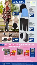 Gazetka promocyjna Aldi Nord - Von Montag - Gazetka - ważna od 23.09 do 23.09.2023 - strona 22 - produkty: aldi, angebot, angebote, Bau, baumwolle, bett, decke, dell, ecovero, eis, elle, gin, Glasbild, Holz, korb, leggings, lenzing, LG, Mode, ndk, Pullover, reis, Ria, ring, rwe, strümpfe, Ti, up2fashion, walkx, Wanddeko, wolle, ZTE