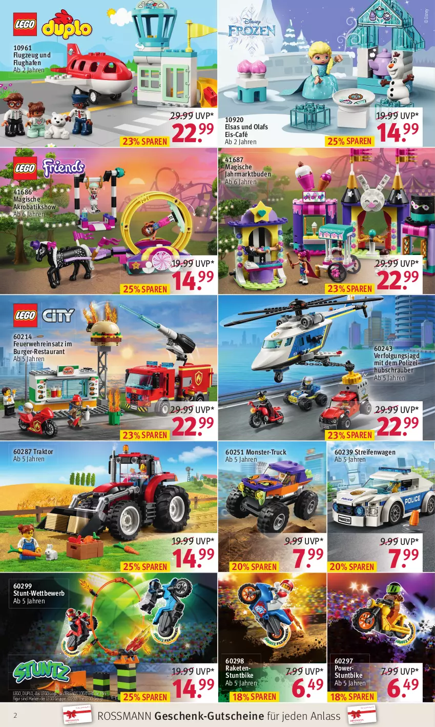 Aktueller Prospekt Rossmann - Prospekte - von 13.12 bis 24.12.2021 - strona 2 - produkty: burger, disney, duplo, eis, gutschein, gutscheine, LG, monster, Raketen, reifen, roba, rwe, Ti