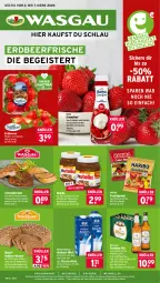 Gazetka promocyjna Wasgau - Gazetka - ważna od 07.03 do 07.03.2026 - strona 1 - produkty: angebot, angebote, auer, aufstrich, Becher, beere, beeren, beutel, bitburger, blume, blumen, braten, Brei, brot, brotaufstrich, burger, creme, eis, elle, erdbeere, erdbeeren, flasche, frische milch, frucht, fruchtgummi, für grill und pfanne, gewürz, grill, grill und pfanne, haltbare milch, haribo, ideal für grill, ideal für grill und pfanne, kakao, korn, kräuter, kräutern, mehl, milch, mw-flasche, nutella, pfanne, pils, premium pils, rama, rama cremefine, reis, Schal, Schale, schwein, schweine, schweinenacken, Ti, und pfanne, weihenstephan, wein, weine