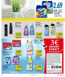 Gazetka promocyjna Diska - Prospekte - Gazetka - ważna od 19.03 do 19.03.2022 - strona 13 - produkty: Adidas, Bad, bier, biff, coupon, duschbad, erde, flasche, geschirr, gin, Guhl, haarspray, kraft, mab, reifen, reiniger, schaumfestiger, shampoo, sidolin, sofortrabatt, somat, spee, sprühflasche, spülung, syoss, Ti, vollwaschmittel, waschmittel, wc frisch, WC Frisch Kraft Aktiv, Yo, zitrone
