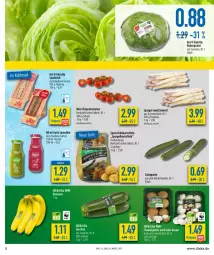 Gazetka promocyjna Diska - Prospekte - Gazetka - ważna od 19.03 do 19.03.2022 - strona 5 - produkty: banane, bananen, bio, deka, edeka bio, eis, eisbergsalat, flasche, Frühkartoffeln, gurke, kartoffel, kartoffeln, mini-rispentomaten, reis, rispentomaten, salat, Salatgurke, sandwich, Schal, Schale, smoothie, spargel, speisefrühkartoffeln, Ti, tiefpreis, tomate, tomaten