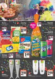 Gazetka promocyjna E Center - Angebote der Woche - Gazetka - ważna od 18.02 do 18.02.2023 - strona 5 - produkty: bier, erdnüsse, erfrischungsgetränk, flasche, frucht, fruchtsaft, getränk, Gläser, ring, rwe, saft, salz, sekt, Ti