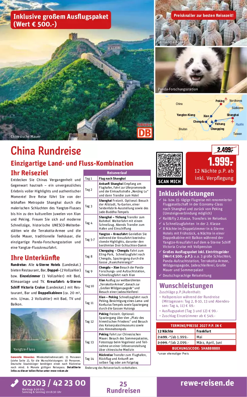 Aktueller Prospekt Rewe Reisen - Reiseprospekt - von 28.08 bis 25.09.2026 - strona 25 - produkty: auer, Bad, buch, Buddha, decke, deutschsprachige reiseleitung, eis, elle, ente, Garten, inklusivleistungen, Kaiser, LG, Metro, Mode, Pago, pril, reis, reiseverlauf, rel, Ria, tee, Ti, tisch, uhr, Wild